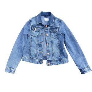 Crewcuts Girls‎ Denim Jacket Size L (10-11) Blue Jean Jacket Kids